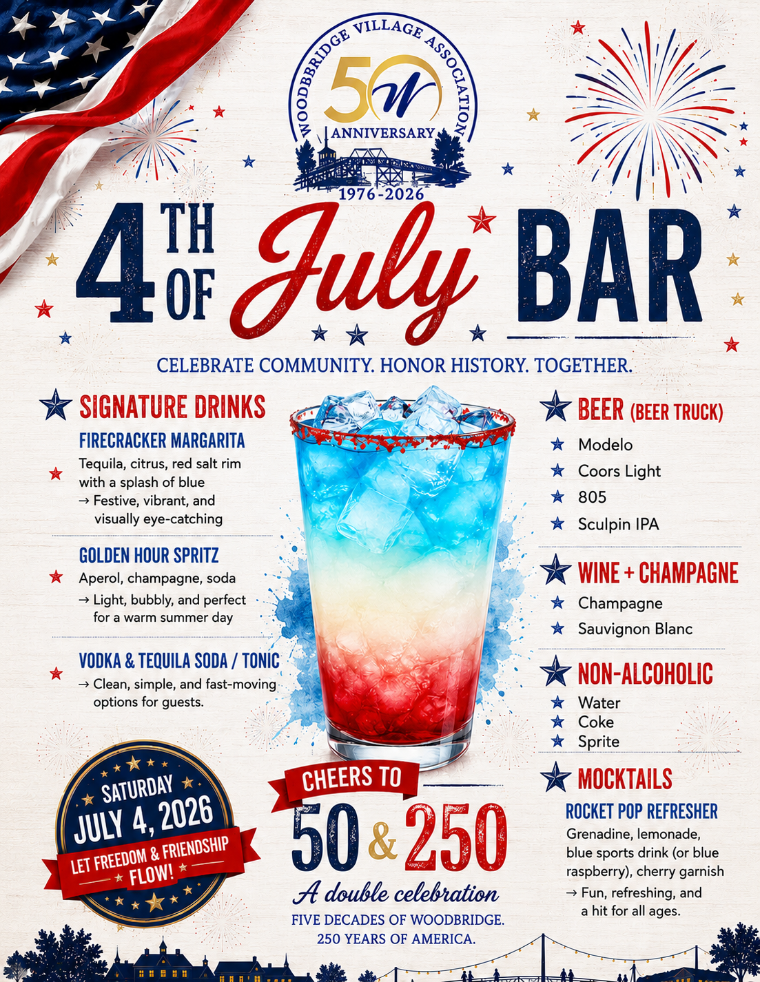 About Town Bartending Menu